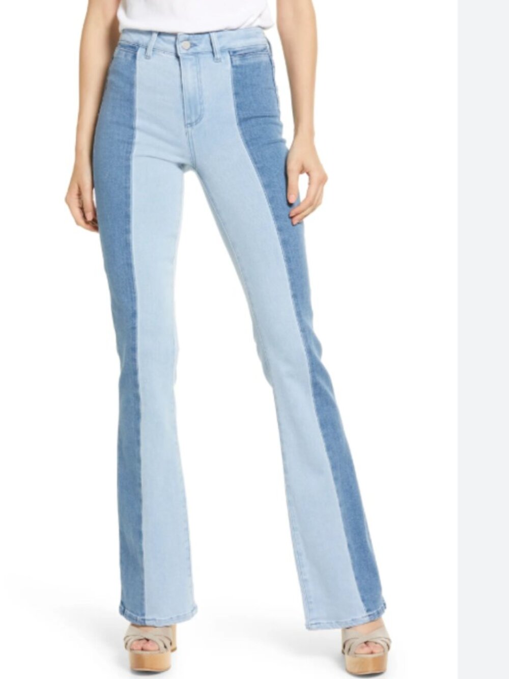 Paige Denim Panel Jeans